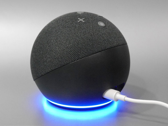 Echo Dot with clock